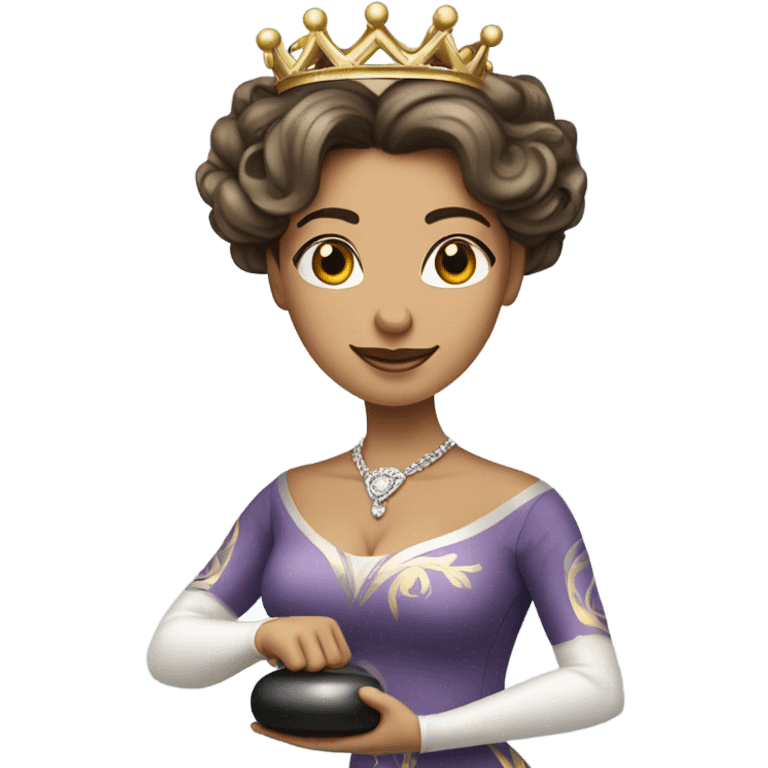 Curling Queen VIP emoji