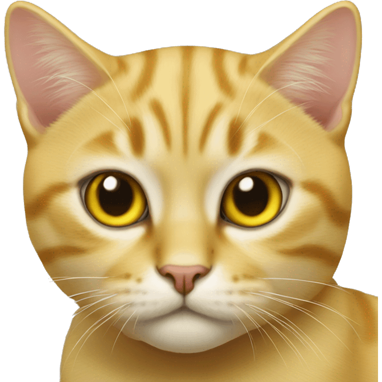 Gatito amarillo  emoji