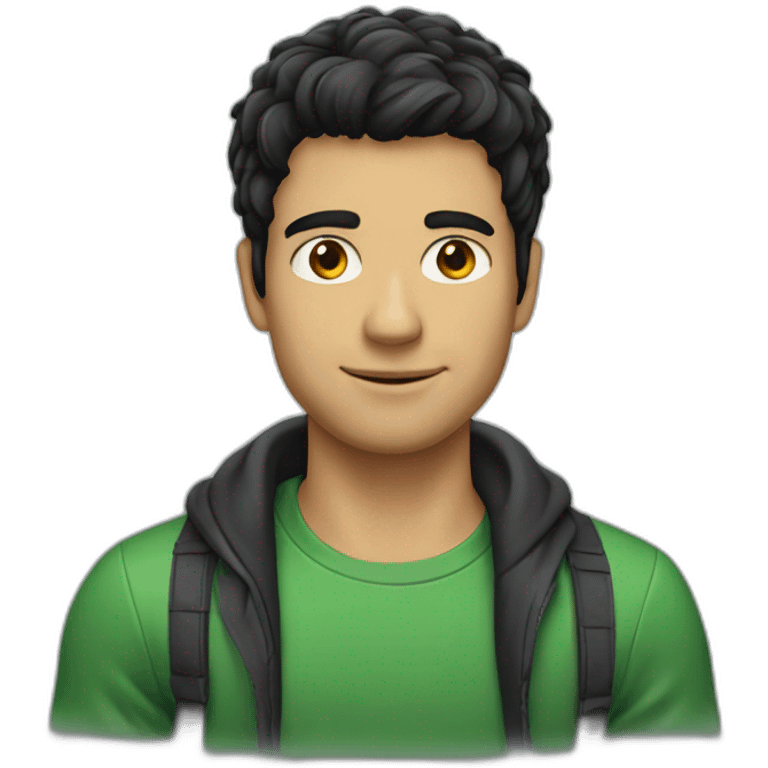 brazilian-white-guy-black-hair emoji