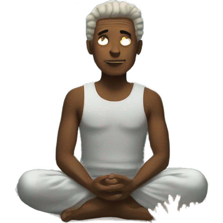 Meditation in the coral reefs emoji