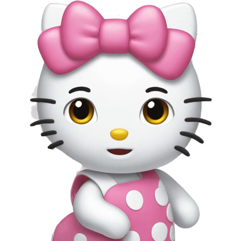 Hello kitty cafe emoji