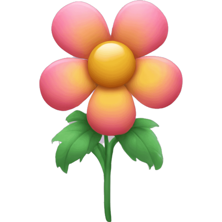 Flowers wearing a bow emoji