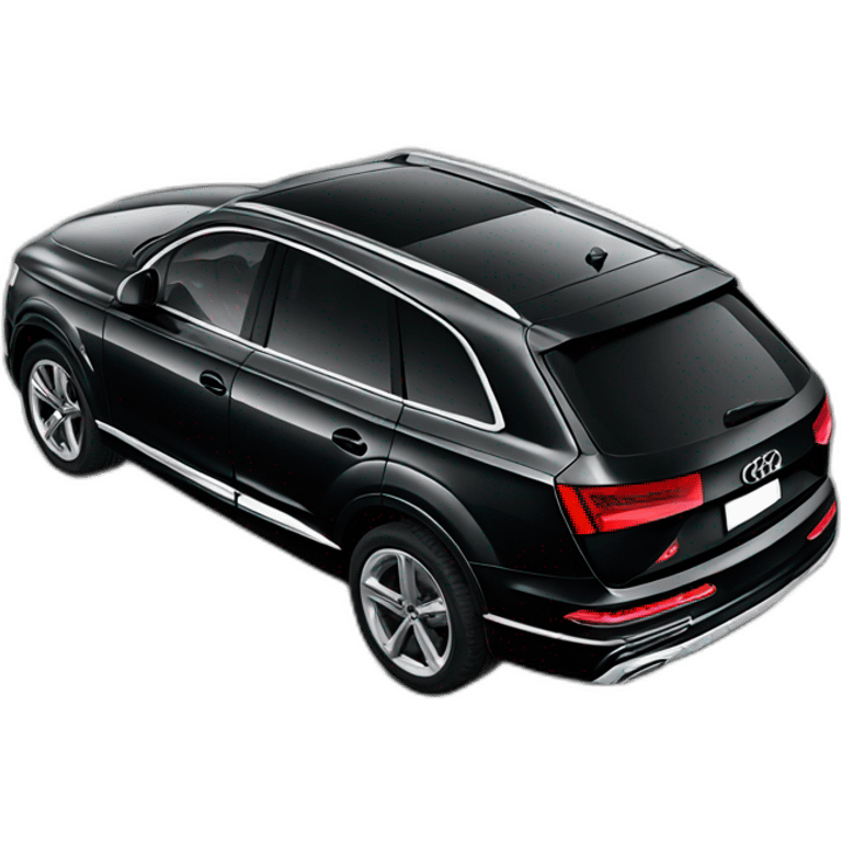 Black Audi Q7 emoji