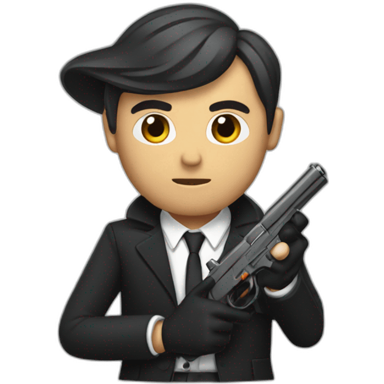 007 with a gun emoji