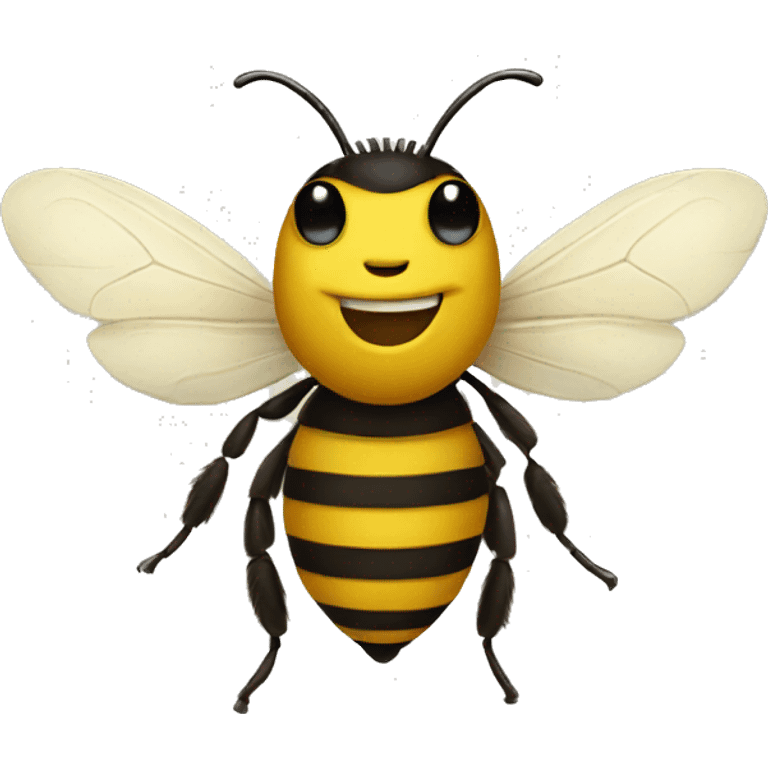 Bee smiley  emoji