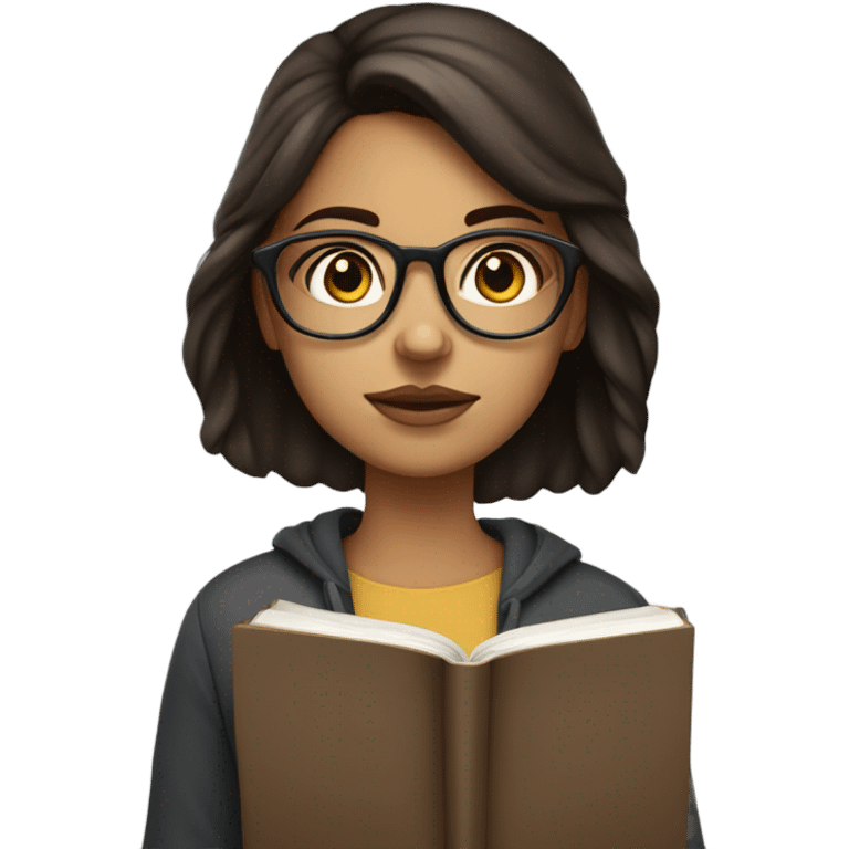 INFJ girl brunette  emoji