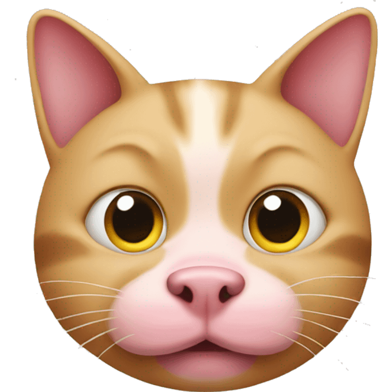 Cat with pig nose’s  emoji