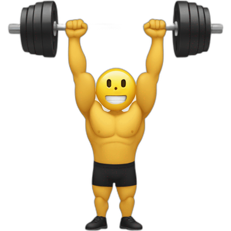 lifting a dumbell with one arm emoji