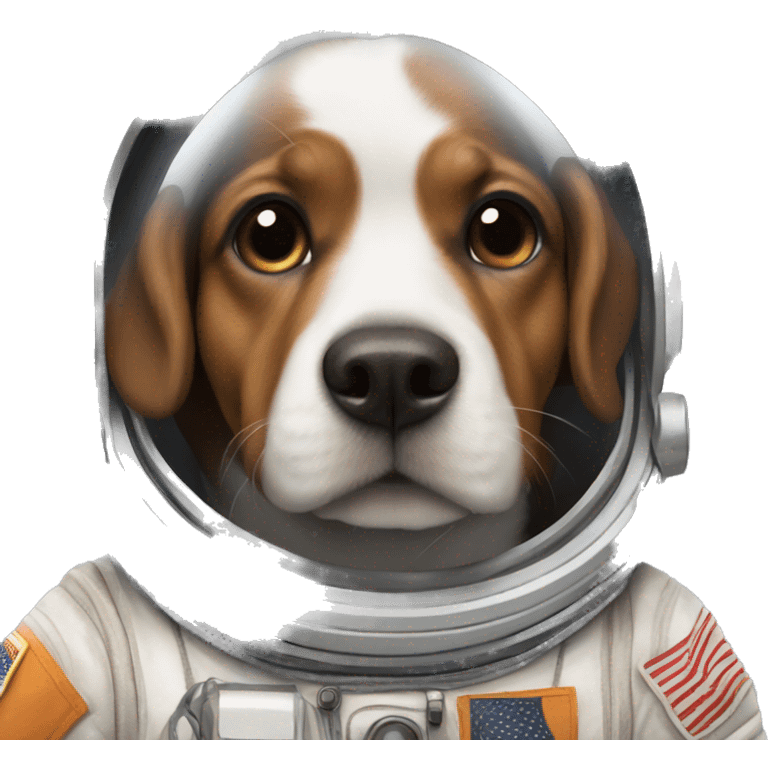 Dog astronaut  emoji