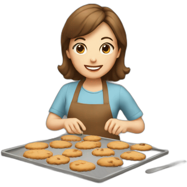 making cookies emoji