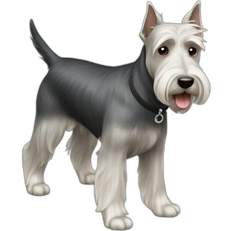 scottish-terrier-dog-walking emoji