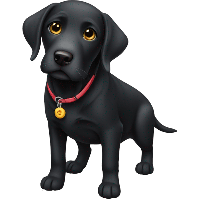 Black Labrador emoji