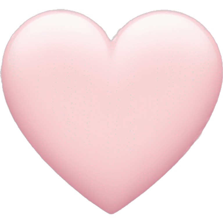 Pastel pink heart emoji