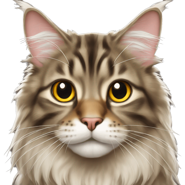 Maine Coon cat emoji