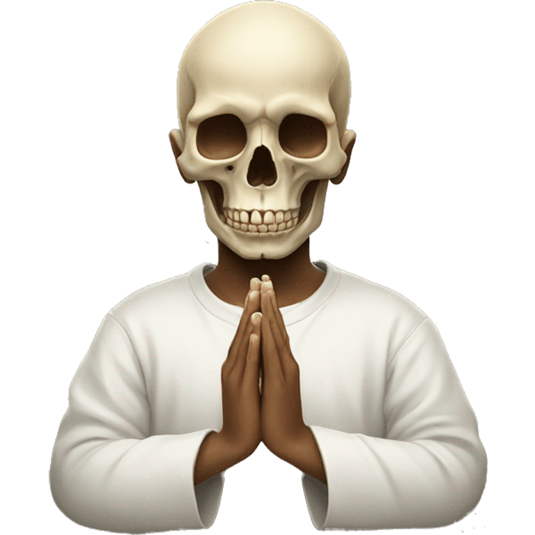 skull pray emoji