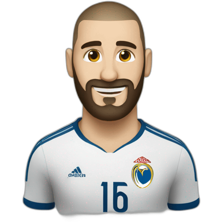 Benzema caught emoji