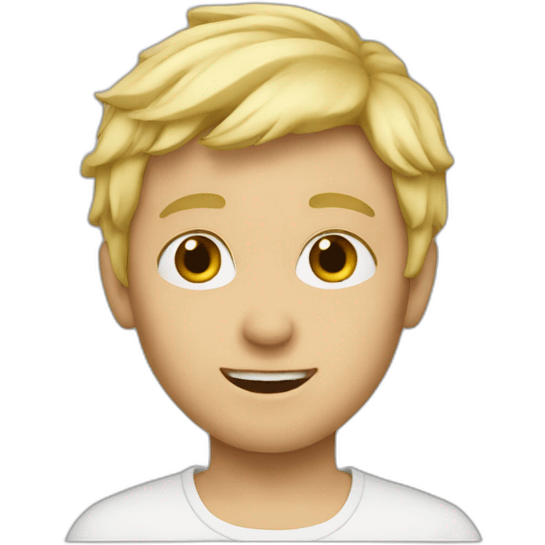 blond haired boy emoji