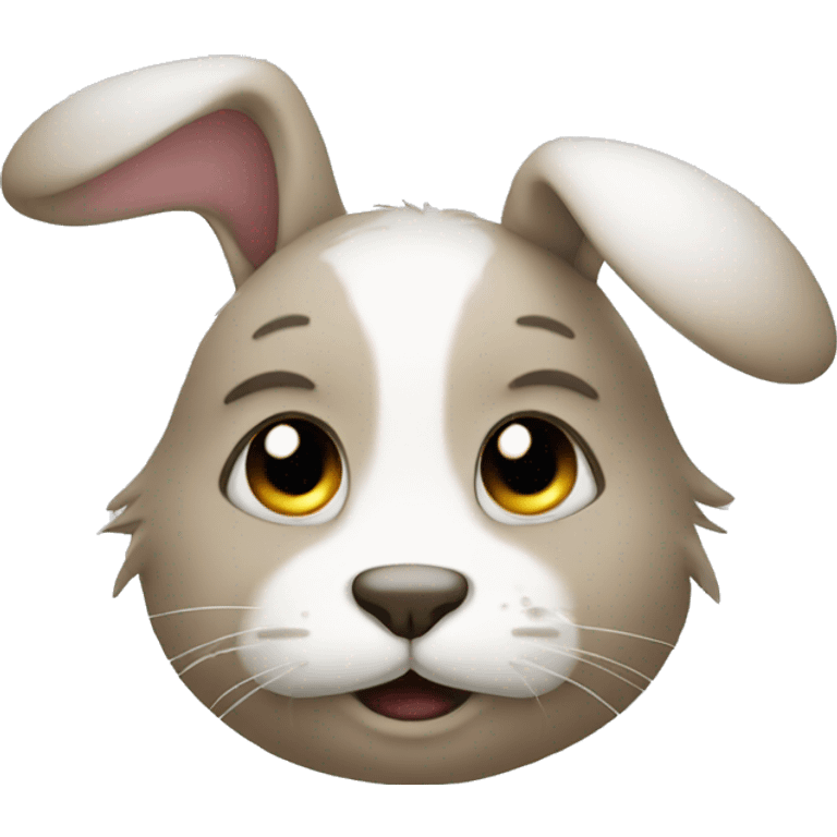 Crying rabit emoji