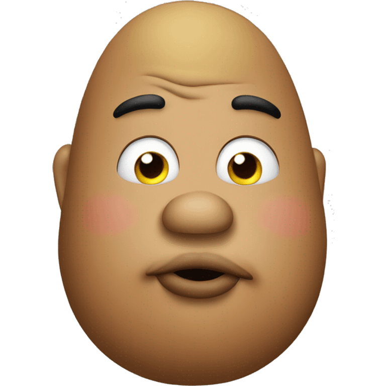 fat potato head human emoji