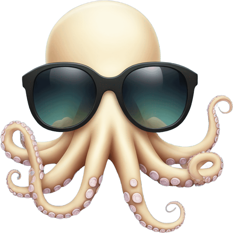 Octopus wearing sunglasses  emoji