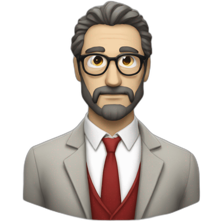 El profesor Casa de Papel emoji