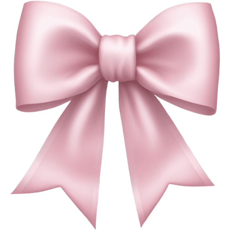 light pink bow emoji