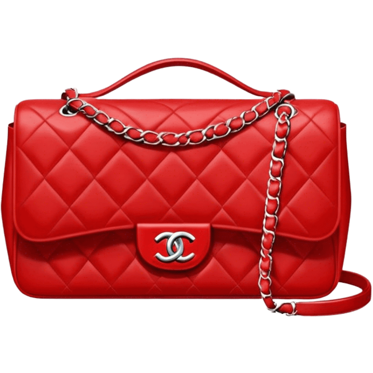 red chanel bag  emoji