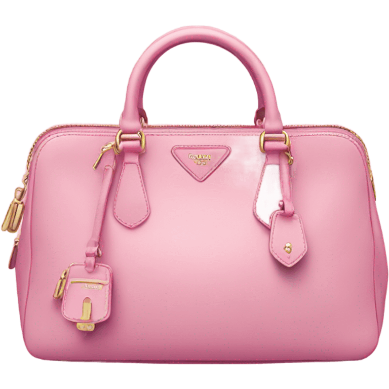 prada purse pink  emoji