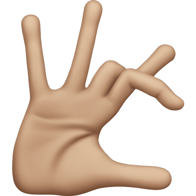 Hand finger 131 emoji