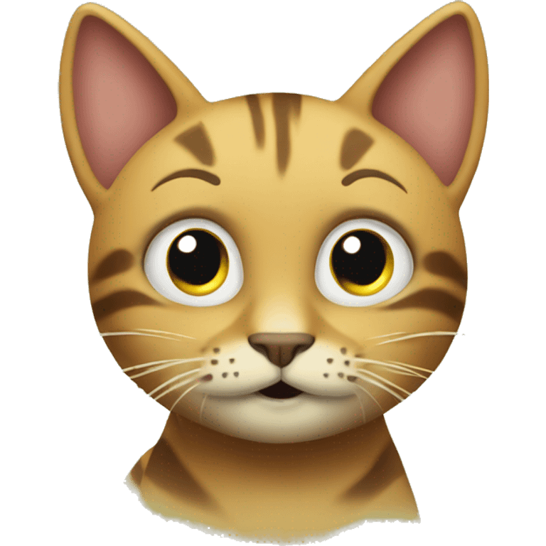 funny cat jungle emoji