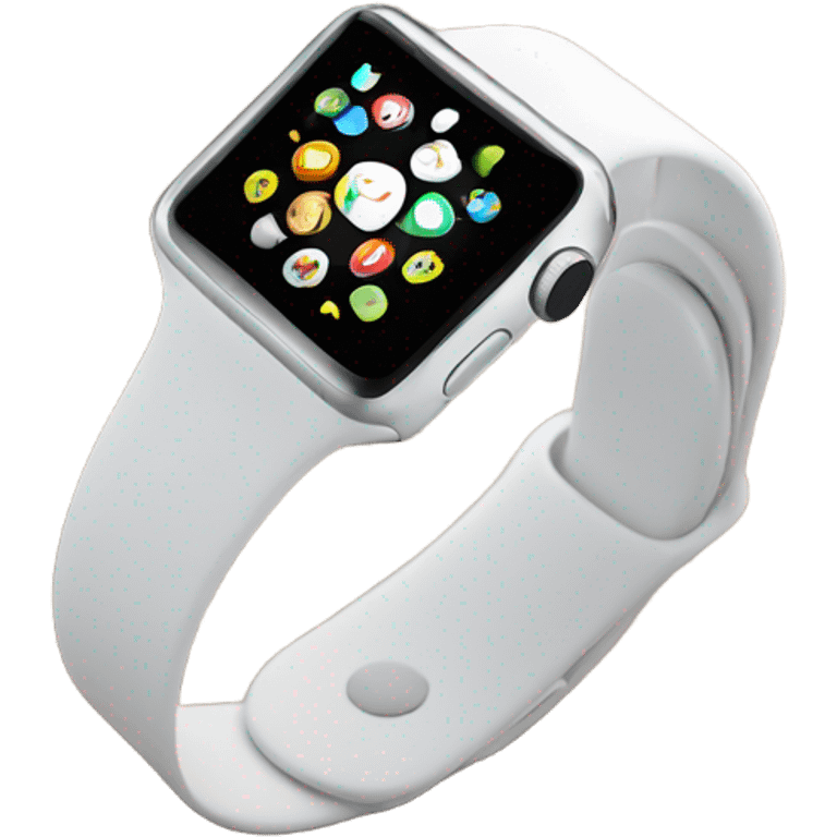 apple watch on the hand emoji