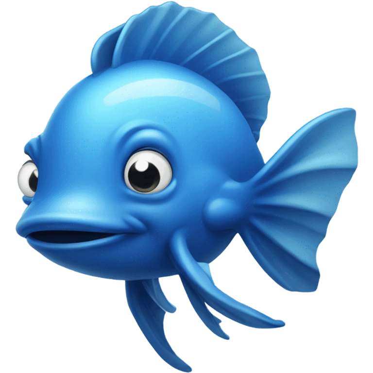 Blue sea animals emoji