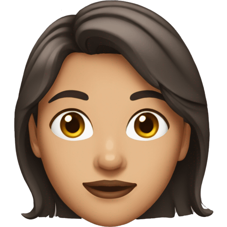 brunnete woman emoji