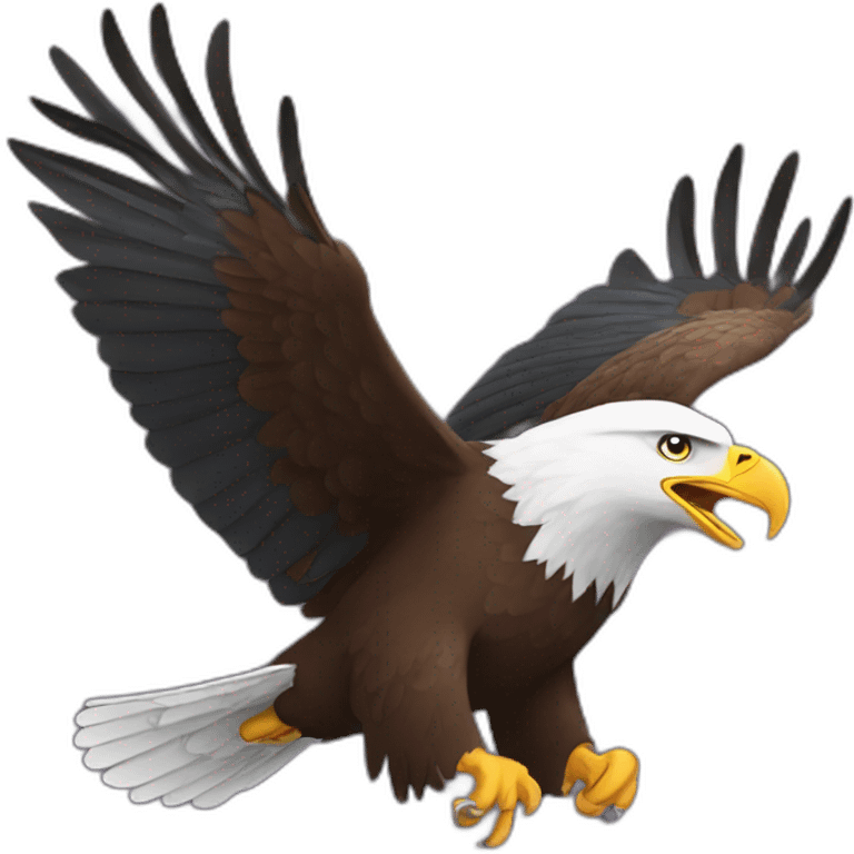 Bald Eagle Flying emoji