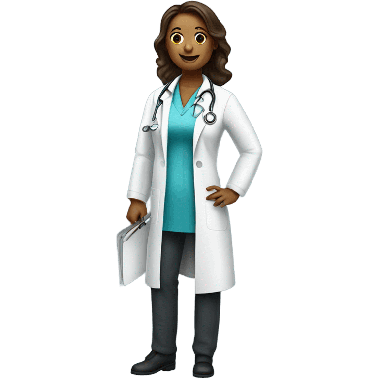 Woman doctor emoji