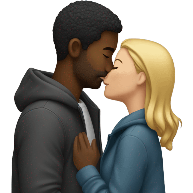 couple kissing in city emoji