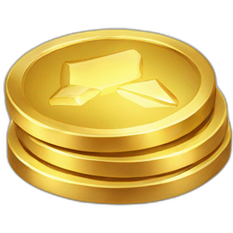 Shiny coin gem emoji