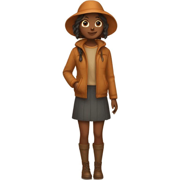 Autumn girl emoji