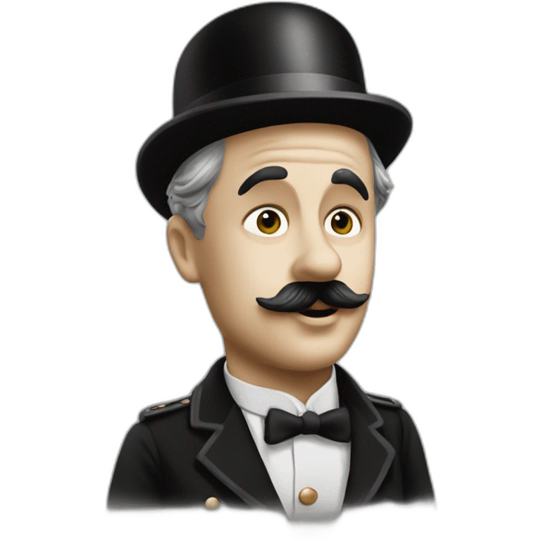 Charlie chaplin in the great dictator emoji