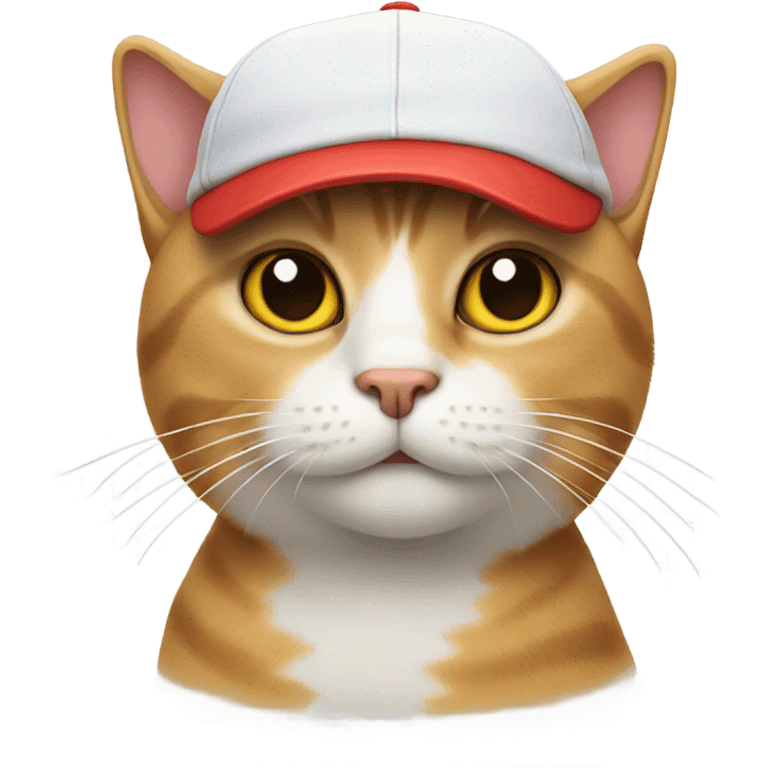 Cap cat emoji