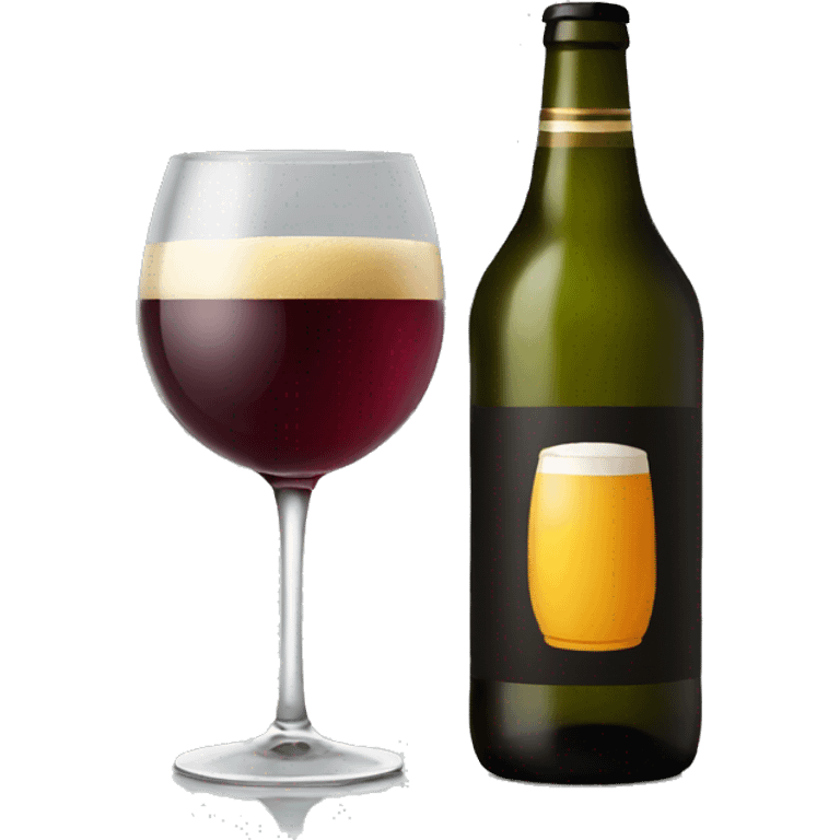 wine and beer emoji