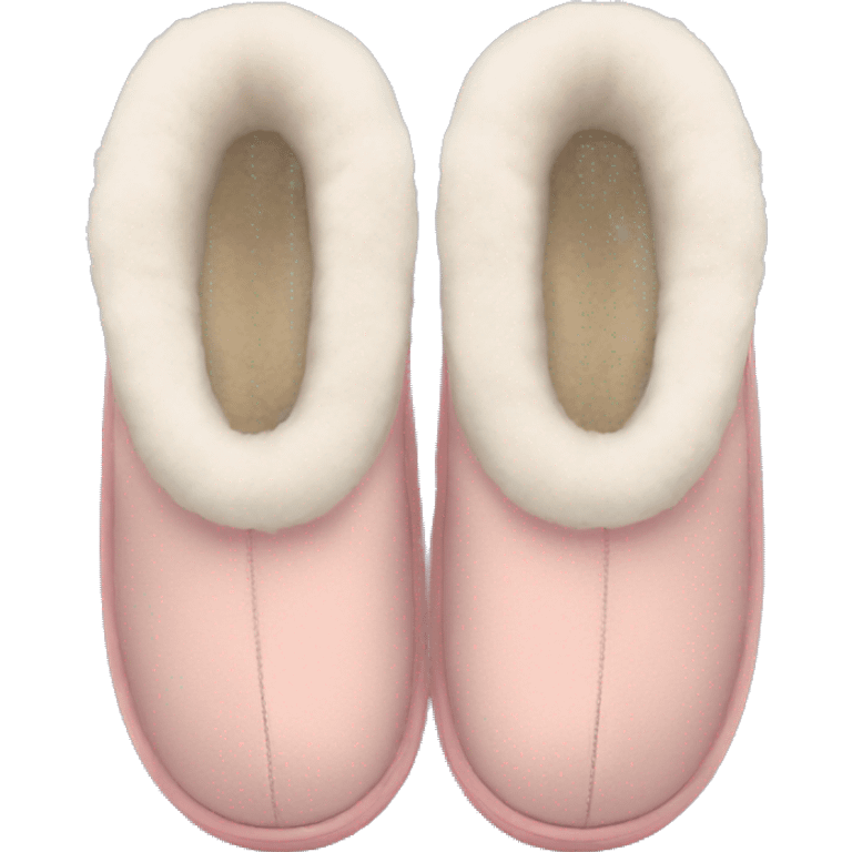 UGG slippers light pink emoji