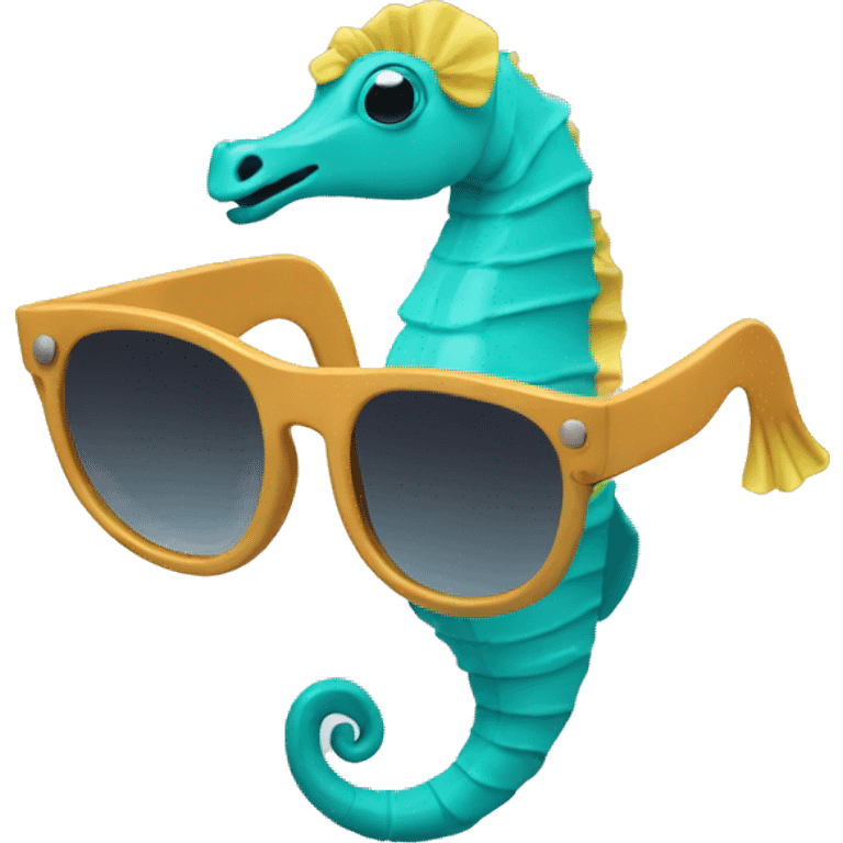 sea horse sunglasses emoji