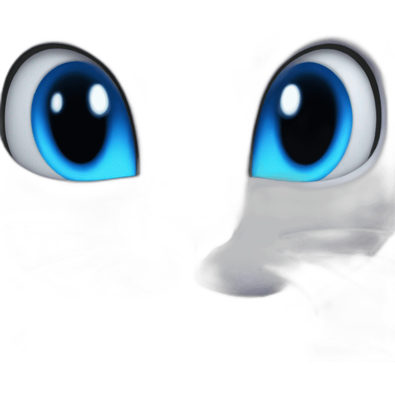 mewtwo with shiny blue eyes emoji