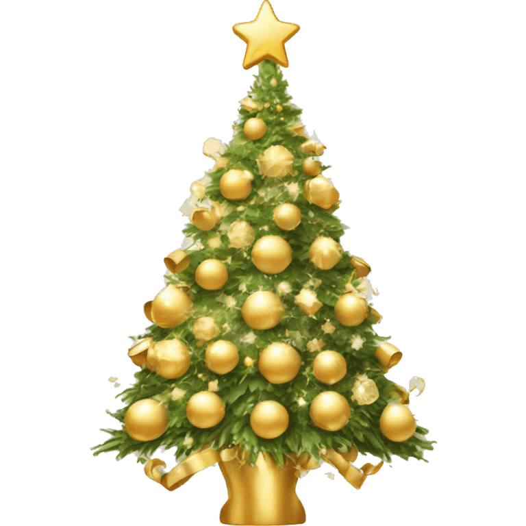 champagne christmas tree  emoji