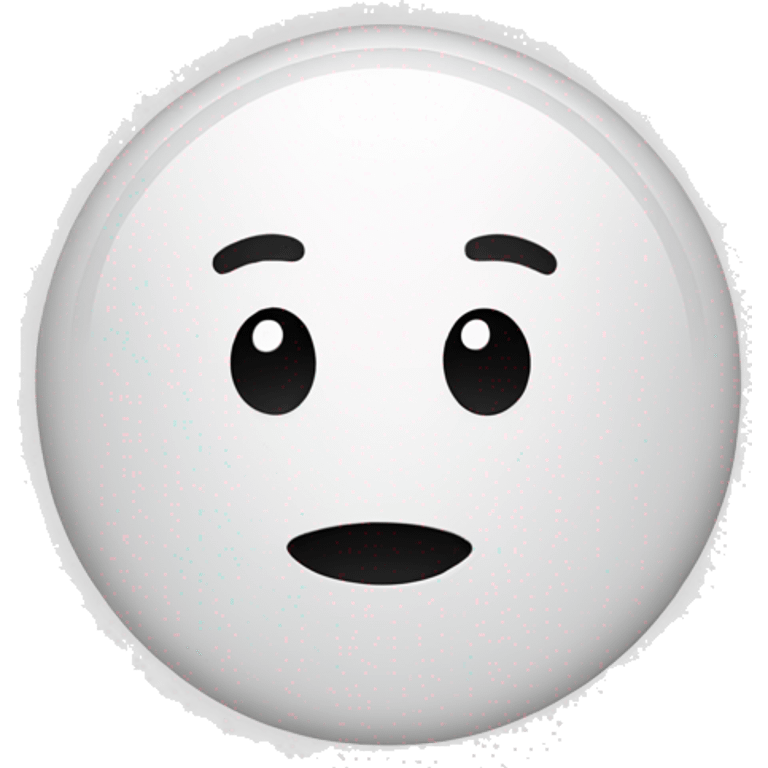 white round button emoji