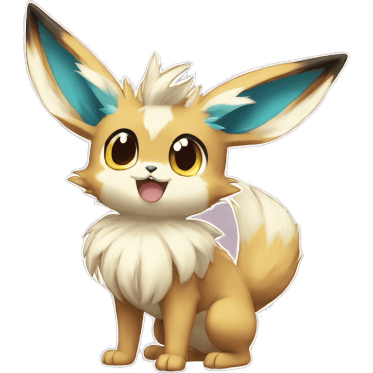 Eeveelution-Cute-Pokémon-fusion full body emoji