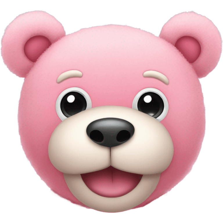 pink cute teddy bear emoji