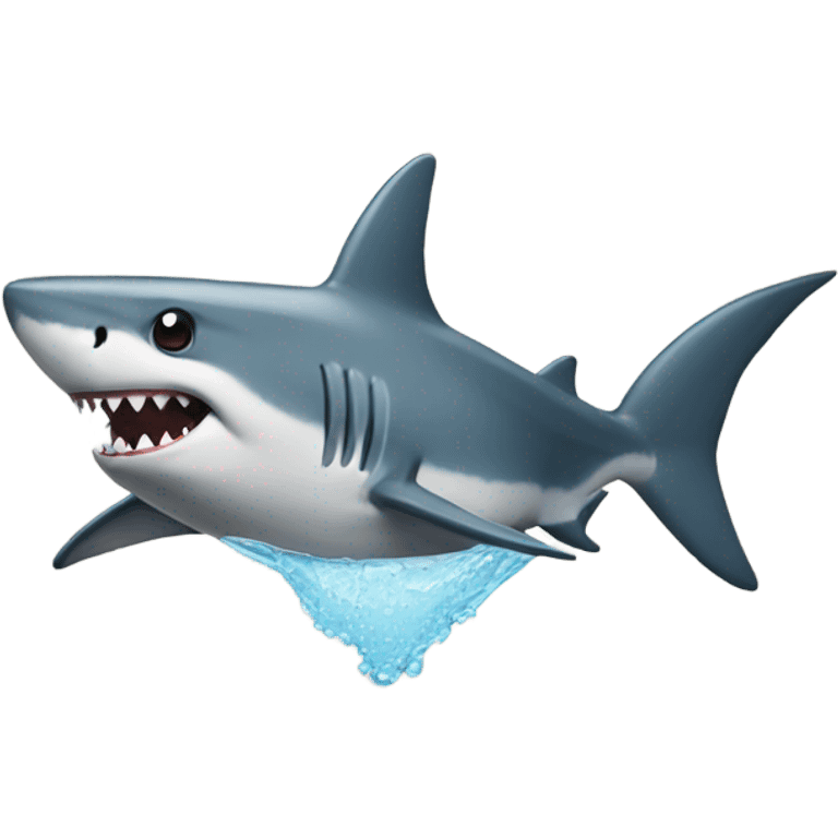 shark pee emoji