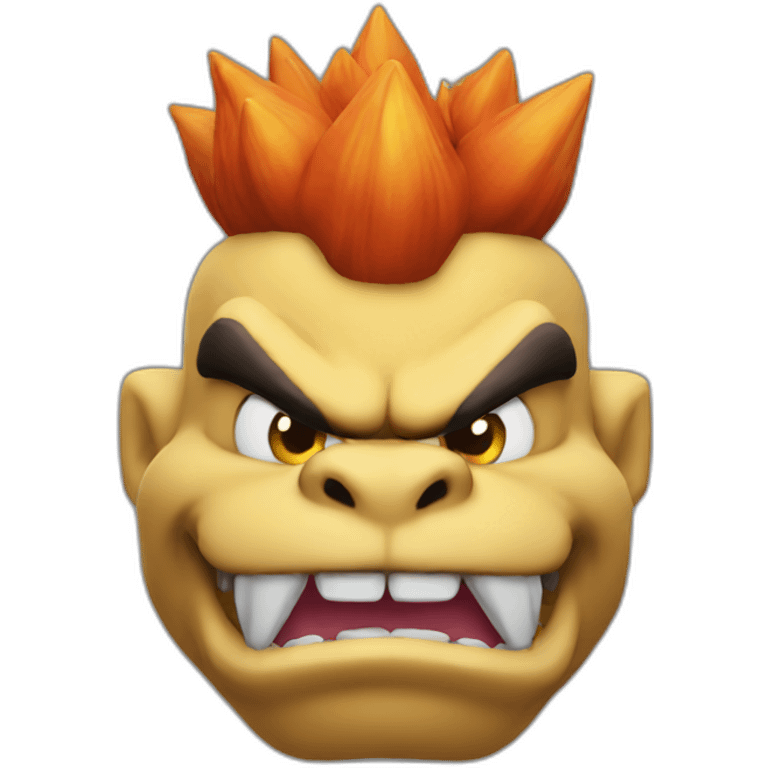 Bowser face emoji